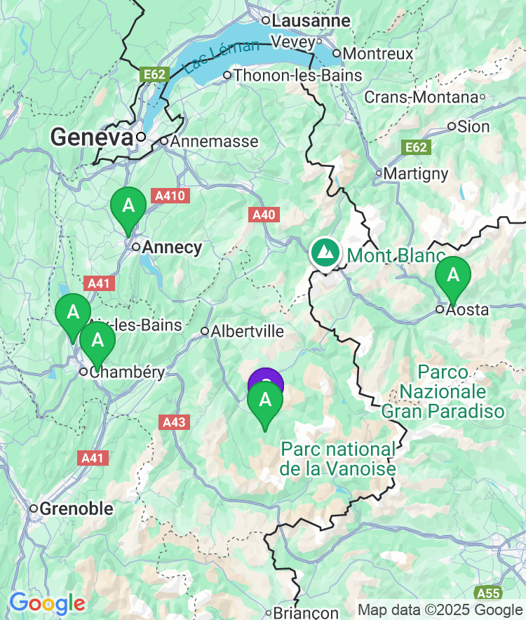 Courchevel Available Airport Options